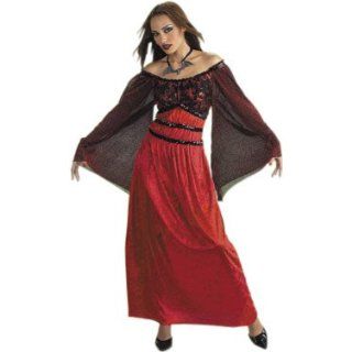 Adult Gothic Vampire Dress Halloween Costume (Size Standard 8 12) Clothing