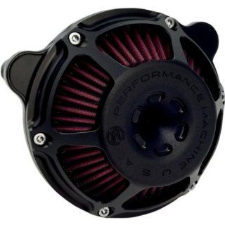 Performance Machine Max HP Air Cleaner   Black Ops 0206 2078 SMB Automotive