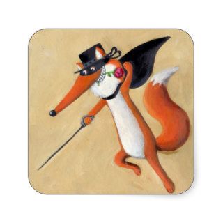The Mask of Zorro Fox Stickers