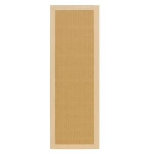 Home Decorators Collection Cove Tan Border 2 ft. 6 in. x 7 ft. 6 in. Runner 5248140880