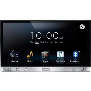 Pioneer Double Din AppRadio 3 Smartphone CD/DVD Car Stereo Receiver, Features a 7" Inch Touchscreen with Built In Bluetooth Technology for Handsfree Calling and Audio Streaming, with Navigation, Music Streaming, and Web Browsing, Compatible with Siri 