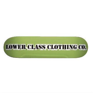 lower class clothing co skate decks