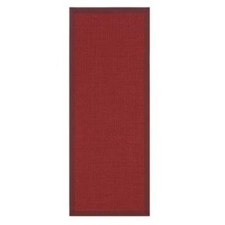 Home Decorators Collection Amherst Cranberry 2 ft. 6 in. x 10 ft. Runner 4439175170