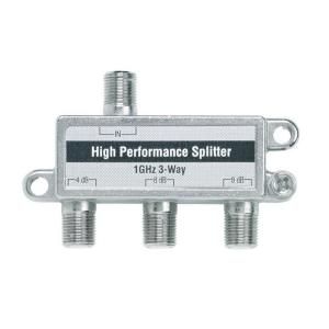 Ideal 5 MHz   1 GHz 3 Way High Performance Cable Splitter 85 133