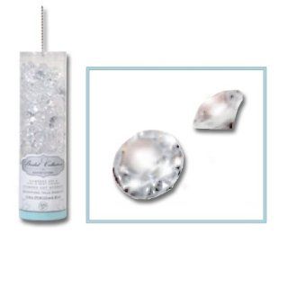 DARICE DT6615 David Tutera Acrylic Diamond Cut Accents, Clear, 1/4 and 3/4 Inch, 370 Per Pack   Party Table Centerpieces