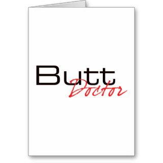 Butt Doctor Proctologist Proctology Polyp Cards