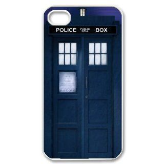 Custom Dr Who Tardis Cover Case for iPhone 4 4S PP 0729 Cell Phones & Accessories