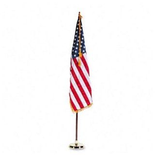 Advantus Indoor U.S. Flag and Staff Set FLAG,USA,3 X 5,W/STAND (Pack of2) Electronics