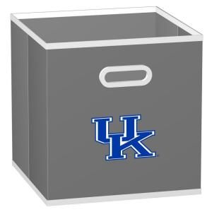 MyOwnersBox College Storeits University of Kentucky 10 1/2 in. x 11 in. Grey Fabric Storage Drawer 11017001CKEN