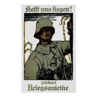 WWI German War Bond Poster