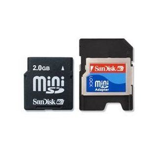 2GB SanDisk MiniSD Mini Secure Digital Memory Card (SDSDM 2048, Bulk) Computers & Accessories