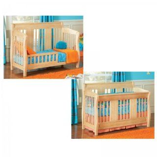 Natural Maple Versailles Crib (Natural Maple) (38.375"H x 35.25"W x 54.125"L)  Convertible Cribs  Baby