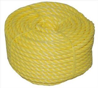 T.W. Evans Cordage 31 022 .375 in. x 100 ft. Twisted Polypro Rope Coilette in Yellow Kitchen & Dining