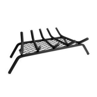 Pleasant Hearth 1/2 in. Steel Fireplace Grate 24 in. 5 Bar with Ember Retainer BG5 245EM