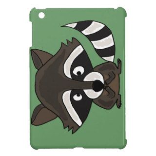 UU  Funny Raccoon Cartoon Art Cover For The iPad Mini