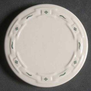Longaberger Woven Traditions Heritage Green Coaster, Fine China Dinnerware   Emb