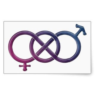 Bisexual Pride Gender Knot Sticker