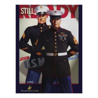 US Marines, Still Ready, Recruiting Poster