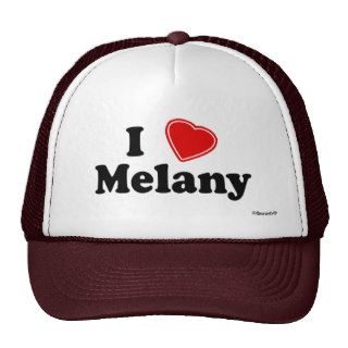 I Love Melany Mesh Hat