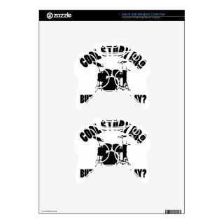 Drums Vector Designs Xbox 360 Controller Skin