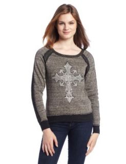 Miss Me Embellished Cross Pullover Pullover Sweaters