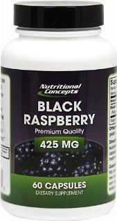 Nutritional Concepts Black Raspberry 425 mg 60 Capsules Health & Personal Care