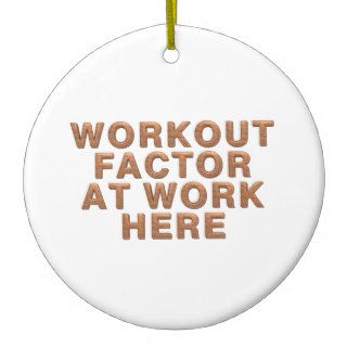 TOP Workout Factor Christmas Ornaments