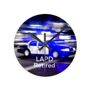 LAPD Retired Wall Clocks