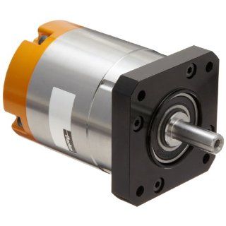 Parker PV23FE 025 In Line Planetary Gearhead, Square Flange Face, NEMA, 251 Ratio, 177in lbs Nominal Torque, 354in lbs Acceleration Torque, 0.375" Shaft Diameter, 1" Shaft Length, 1.5" Pilot Diameter, 2.625" Bolt Circle, 3.425" Ho