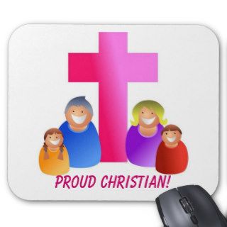 I'm Proud To Be A Christian   Designer Mousepad