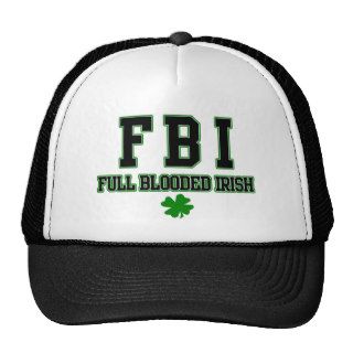 Irish FBI Full Blooded Irish Hat