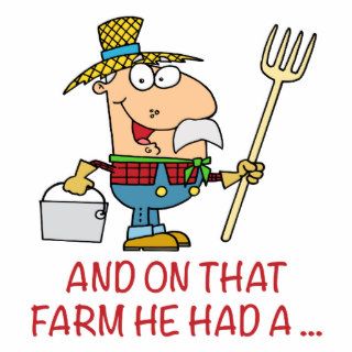 ON THAT FARM HE HAD A old macdonald farmer Cut Out