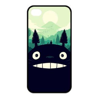 Goshoppinggo The Hot And Revolutionary Japanese Anime Miyazaki Hayao Series Totoro For Iphone 4/4S Best Rubber Case Cell Phones & Accessories