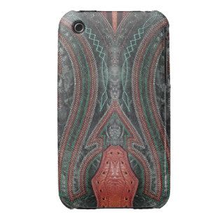 South Western Cowboy Faux Leather Look iPhone 3 Cover