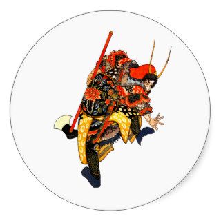 Japanese Samurai / Shogun Warrior   12 Stickers