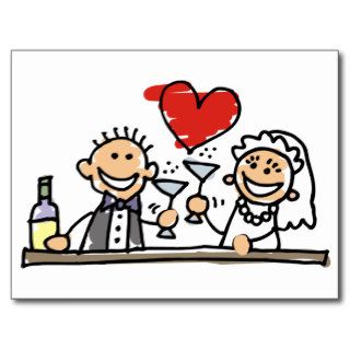 Wedding Celebration Post Cards