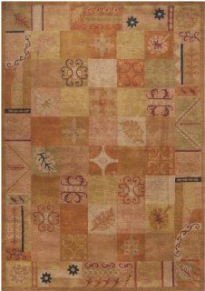 Surya Dream DST 379 Transitional Hand Tufted 100% New Zealand Wool Gold 8' Octagon Area Rug  