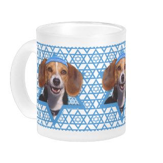 Hanukkah Star of David   Beagle Coffee Mugs