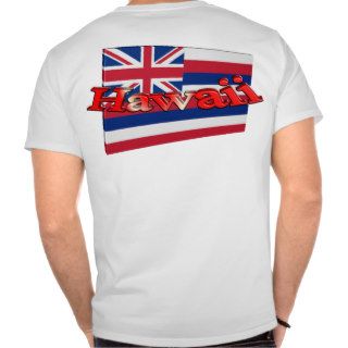3D Hawaii State Flag T Shirts