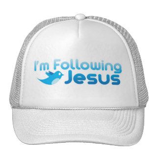 Twitter me I'm Following Jesus Christ Mesh Hat