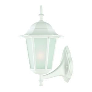 Acclaim Lighting Camelot Collection Wall Mount 1 Light Outdoor Textured White Light Fixture 6111TW/FR