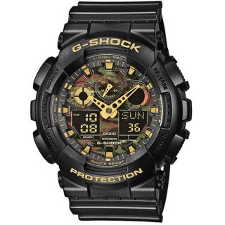 Ga100 Camouflage Watch Black One Size For Men 241264100