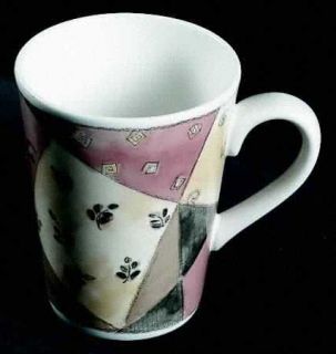 Sango Coffee Shoppe Mug, Fine China Dinnerware   Sue Zipkin, Multicolor Geometri