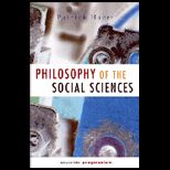 Philosophy of the Social Sciences