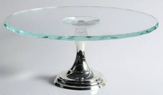 Godinger Silver Classics (Silverplate, Holloware) Crystal 12D Pedestal Cake Sta