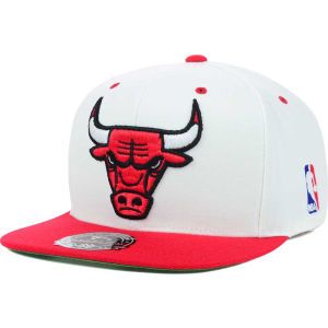 Chicago Bulls Mitchell and Ness NBA Team Patch Fitted Cap
