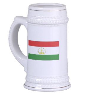 Tajikistan Flag ~ Map Mug