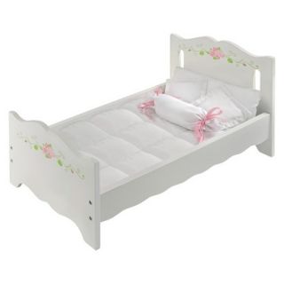 Badger Basket White Rose Doll Bed