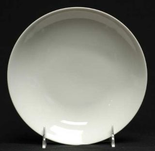 Johann Haviland Eva White Coupe Soup Bowl, Fine China Dinnerware   All White, Co