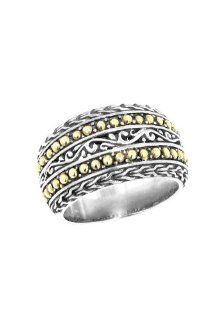 Effy Jewlery Balissima Sterling Silver and 18K Gold Ring Ring size 7 Effy Jewelry